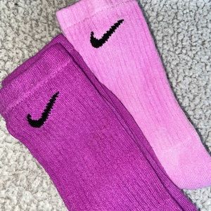 PURPLE TWO PACK NIKE SOCKS